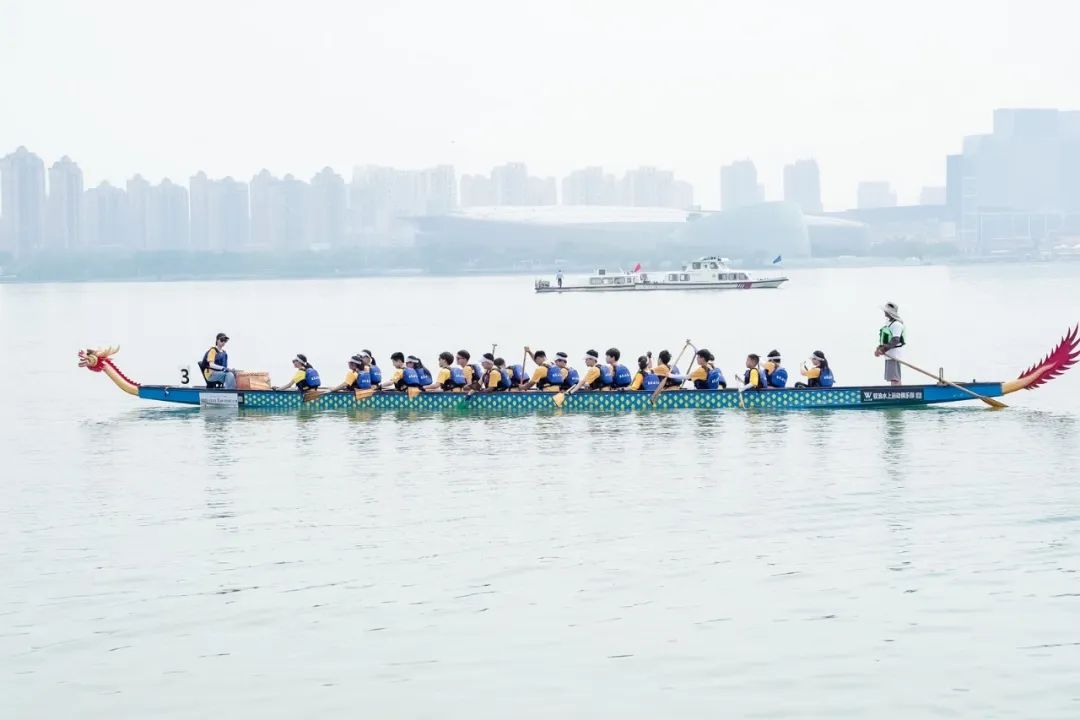 金鸡湖畔龙舟赛,科佳志愿展风采(图5)